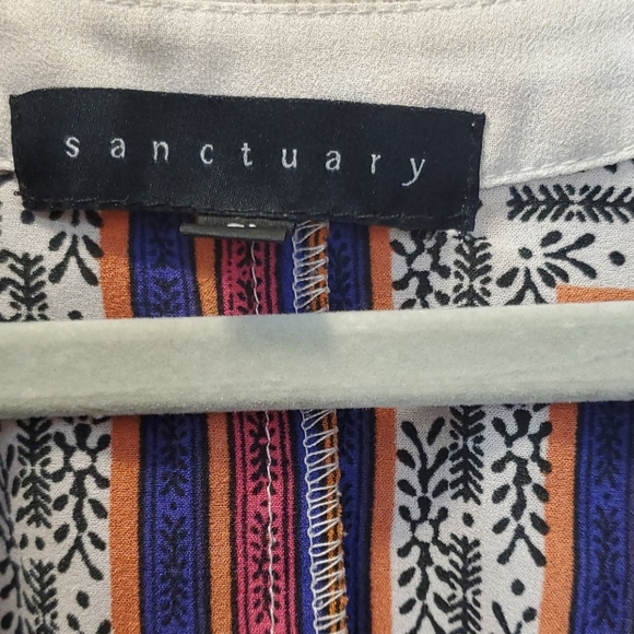 Sanctuary button up sleeveless top - Picture 8 of 11